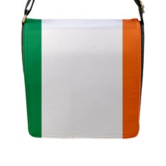 Flag Of Ireland  Flap Messenger Bag (l)  by abbeyz71