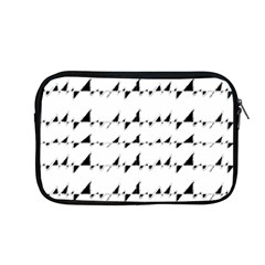 Black And White Wavy Stripes Pattern Apple Macbook Pro 13  Zipper Case by dflcprints
