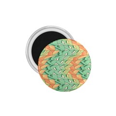 Emerald And Salmon Pattern 1 75  Magnets by linceazul