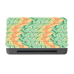 Emerald And Salmon Pattern Memory Card Reader With Cf by linceazul