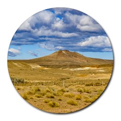 Patagonian Landscape Scene, Argentina Round Mousepads by dflcprints