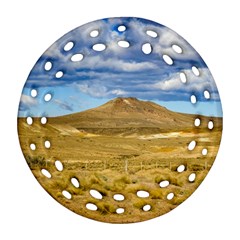 Patagonian Landscape Scene, Argentina Round Filigree Ornament (two Sides) by dflcprints