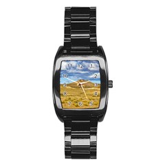 Patagonian Landscape Scene, Argentina Stainless Steel Barrel Watch by dflcprints