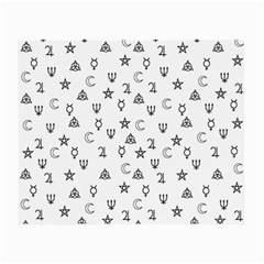 Witchcraft symbols  Small Glasses Cloth