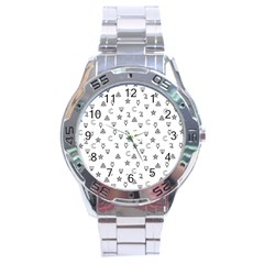 Witchcraft symbols  Stainless Steel Analogue Watch