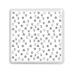 Witchcraft symbols  Memory Card Reader (Square) 