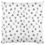 Witchcraft symbols  Large Cushion Case (Two Sides) Front