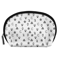 Witchcraft symbols  Accessory Pouches (Large) 