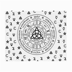 Witchcraft Symbols  Small Glasses Cloth (2-side)