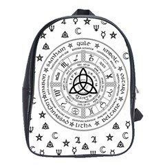 Witchcraft Symbols  School Bags(large)  by Valentinaart