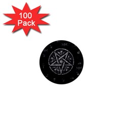 Witchcraft Symbols  1  Mini Magnets (100 Pack)  by Valentinaart