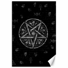 Witchcraft Symbols  Canvas 24  X 36  by Valentinaart