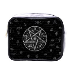 Witchcraft Symbols  Mini Toiletries Bags by Valentinaart