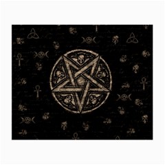 Witchcraft Symbols  Small Glasses Cloth by Valentinaart
