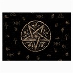 Witchcraft symbols  Large Glasses Cloth (2-Side) Front