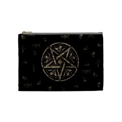 Witchcraft Symbols  Cosmetic Bag (medium)  by Valentinaart