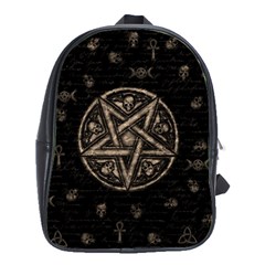 Witchcraft Symbols  School Bags(large)  by Valentinaart