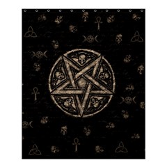 Witchcraft Symbols  Shower Curtain 60  X 72  (medium) 