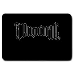 Illuminati Large Doormat  by Valentinaart