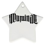 Illuminati Star Ornament (Two Sides) Front