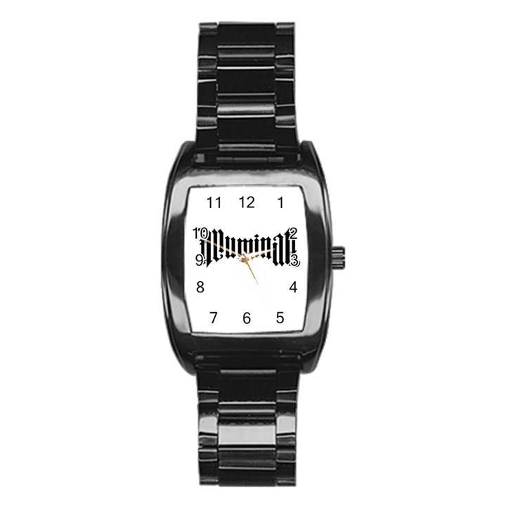 Illuminati Stainless Steel Barrel Watch