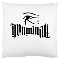 Illuminati Large Cushion Case (two Sides) by Valentinaart