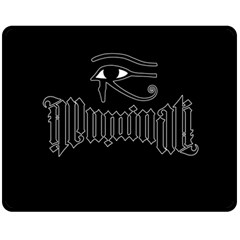 Illuminati Double Sided Fleece Blanket (medium)  by Valentinaart