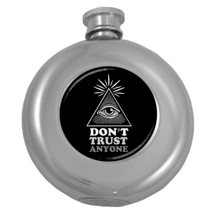 Illuminati Round Hip Flask (5 oz)