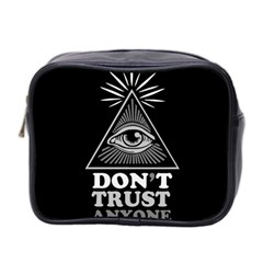 Illuminati Mini Toiletries Bag 2-side by Valentinaart