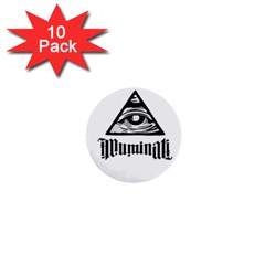 Illuminati 1  Mini Buttons (10 Pack) 