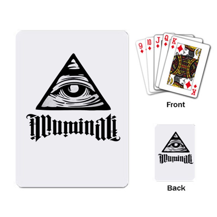 Illuminati Playing Card