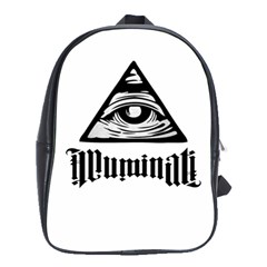 Illuminati School Bags(large)  by Valentinaart