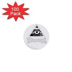 Illuminati 1  Mini Buttons (100 Pack)  by Valentinaart