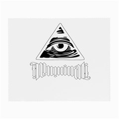 Illuminati Small Glasses Cloth by Valentinaart