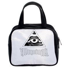 Illuminati Classic Handbags (2 Sides) by Valentinaart