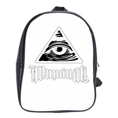 Illuminati School Bags(large)  by Valentinaart