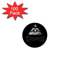 Illuminati 1  Mini Buttons (100 Pack)  by Valentinaart