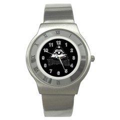 Illuminati Stainless Steel Watch by Valentinaart