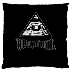 Illuminati Standard Flano Cushion Case (one Side) by Valentinaart