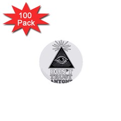 Illuminati 1  Mini Buttons (100 Pack)  by Valentinaart