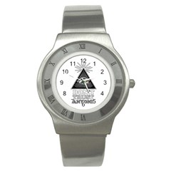 Illuminati Stainless Steel Watch by Valentinaart