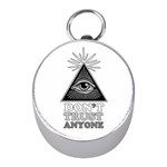 Illuminati Mini Silver Compasses Front