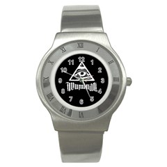 Illuminati Stainless Steel Watch by Valentinaart