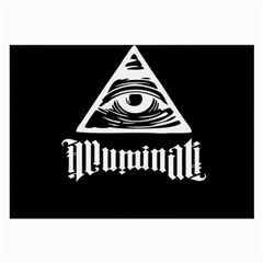 Illuminati Large Glasses Cloth (2-side) by Valentinaart