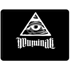 Illuminati Double Sided Fleece Blanket (large)  by Valentinaart