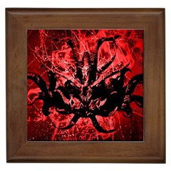 Scary Background Framed Tiles by dflcprints