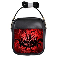 Scary Background Girls Sling Bags by dflcprints