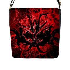 Scary Background Flap Messenger Bag (l)  by dflcprints