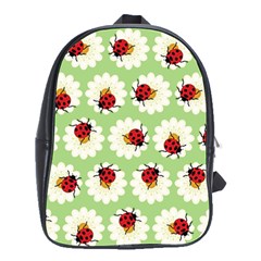 Ladybugs Pattern School Bags(large)  by linceazul