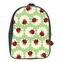 Ladybugs Pattern School Bags (xl)  by linceazul